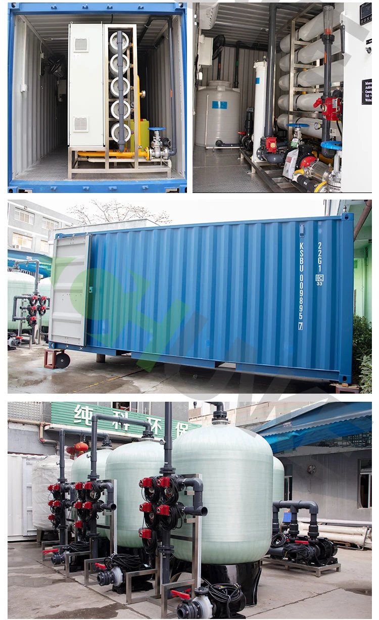 10000lph Seawater Desalination Machine Is Used for High Salt Alkali Area and Seashore Area