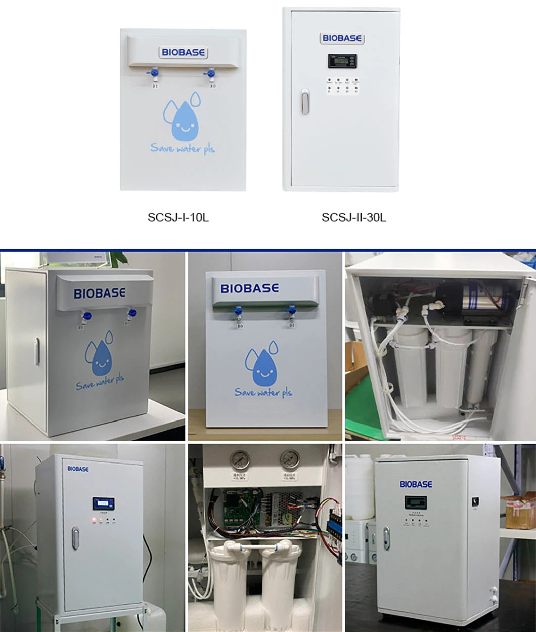 Biobase Ultrapure RO Di Water Purifier 5 Inch LCD Screen Bk-up-30L Water Purification