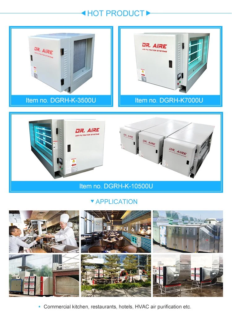Dr Aire Kitchen HVAC Air System Auto-Wash Esp Electrostatic Precipitator