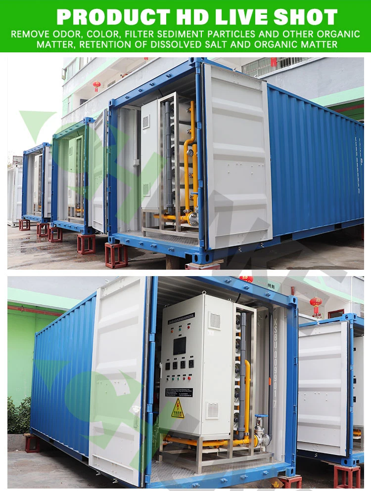 10000lph Seawater Desalination Machine Is Used for High Salt Alkali Area and Seashore Area