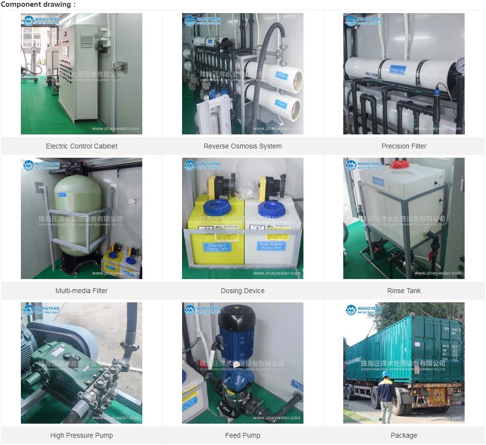 72tpd RO Water Treatment Sea Water Desalination Equipment