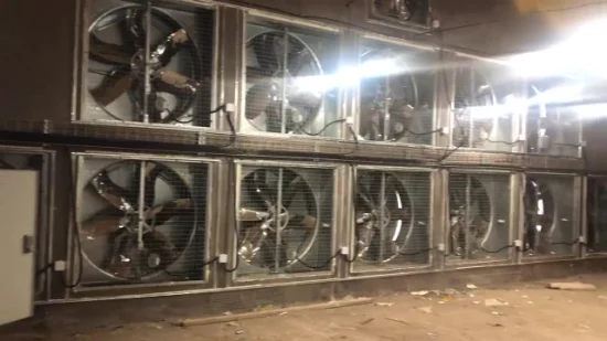 Industrial Ventilation Exhaust Fan with Cooling Pad for Greenhouse Poultry Shed