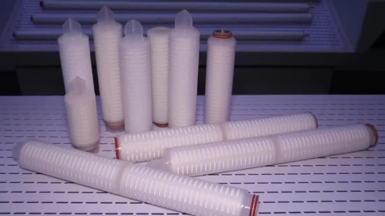 0.22micron Absolute Removal Rating Pes Membrane Pleated Filter Cartridge for Sterile Filtration
