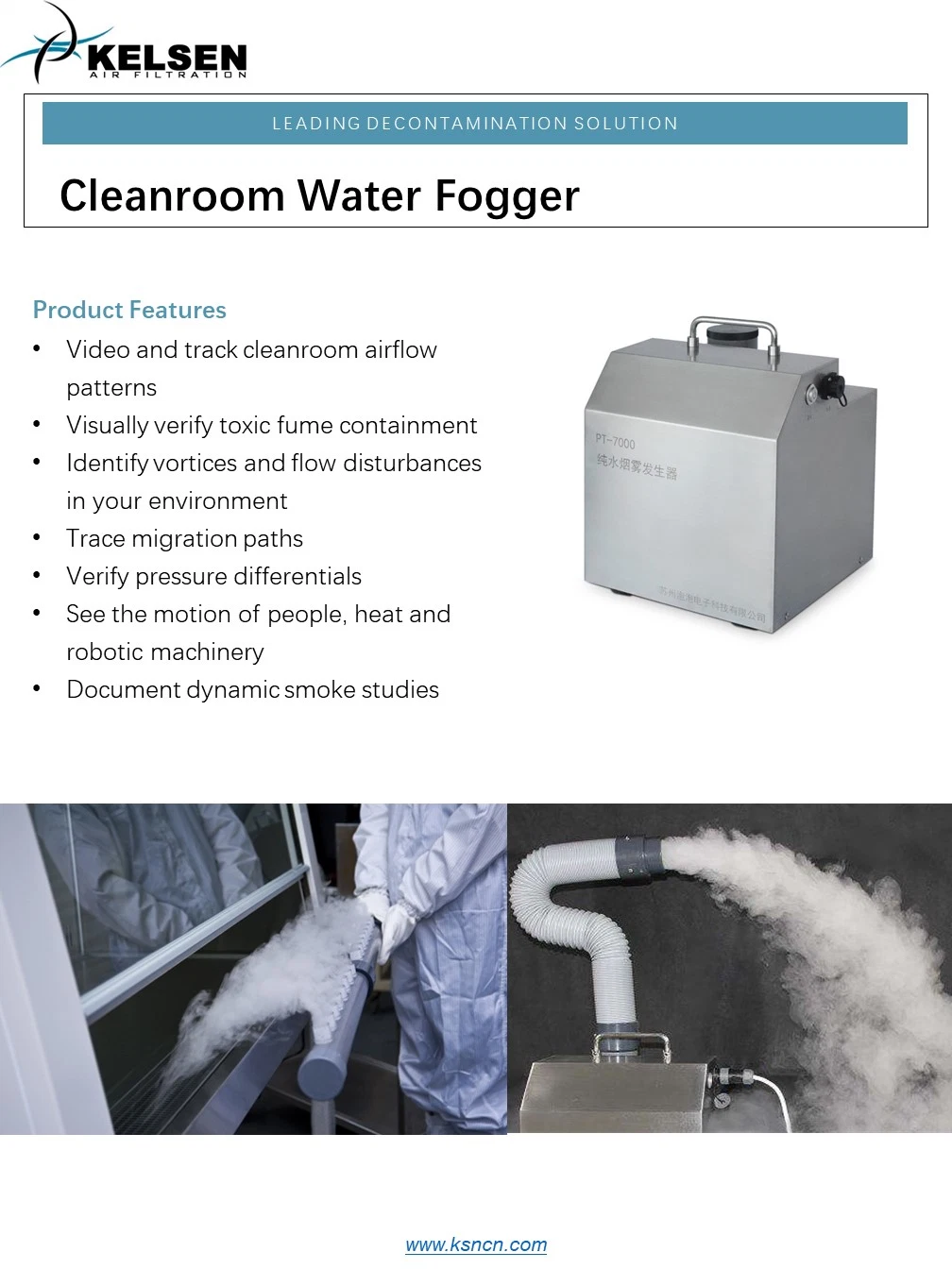 Portable Clean Room Water Fogger