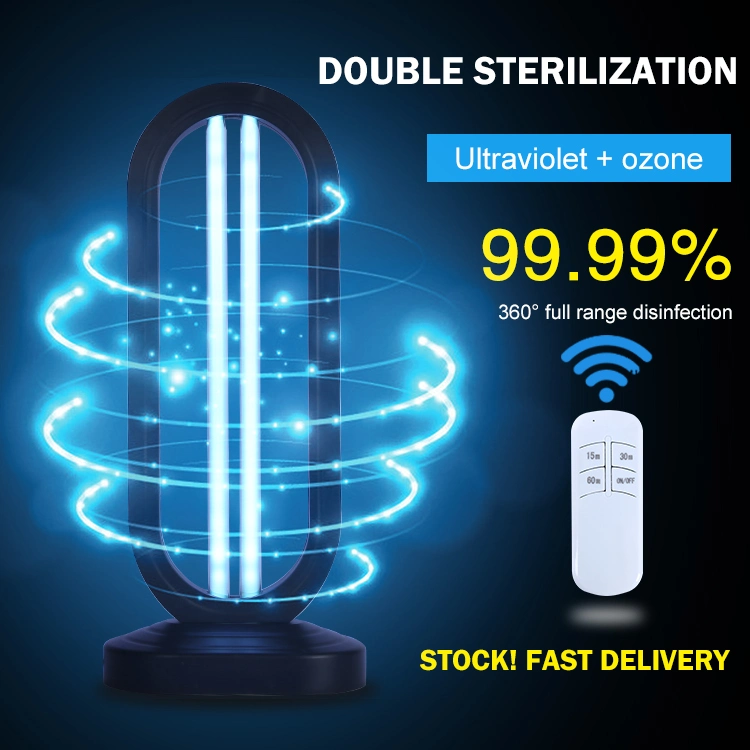 UVC Portable Disinfection Lamp with Ozone Ultraviolet Germicidal UV Lamp
