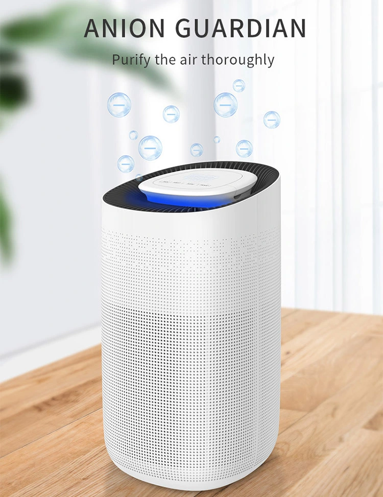Comercial Electric WiFi Whole Home Big Pm2.5 Air Purifiers Air Cleaner with True HEPA Ionizer Filter