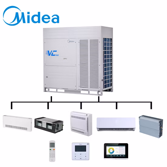 Midea Vrf Cooling Only DC Inverter Compressors 56HP 45ton 535700BTU/H 157kw HVAC System Air Conditioner