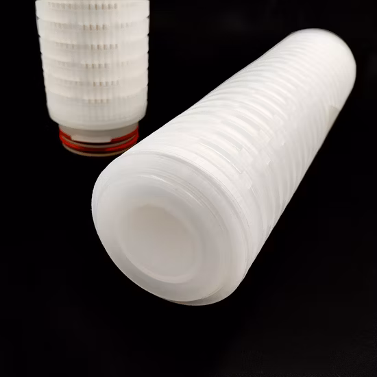 0.22micron Absolute Removal Rating Pes Membrane Pleated Filter Cartridge for Sterile Filtration