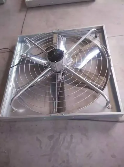 Galvanize and PVC Frame Poultry/Livestock/Husbandry Industrial Cooling Exhaust Fan Ventilation for Cattle Farm